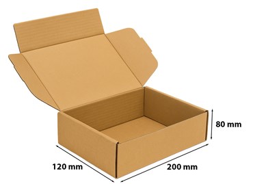 Pakiet - Karton wykr. 200x120x80mm B320 -50 szt