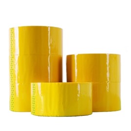 Pakiet - Taśma AKRYL Żółta 48mm/45m 6szt