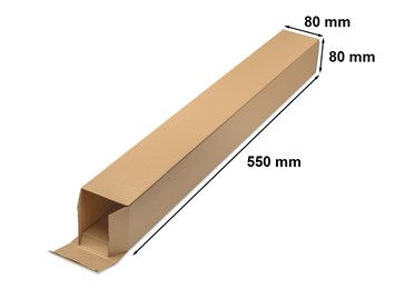 Pakiet - Karton wykr. 550x80x80mm - 10 szt