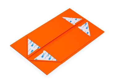 Pudełko Magnetyczne Pomarańczowe Matowe 200x200x90 Ozdobne Prezentowe