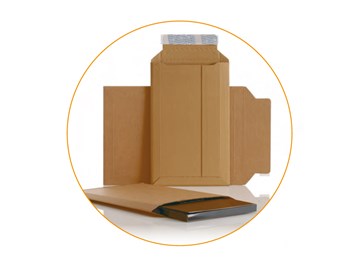 Koperta kartonowa A2 414x570mm Flyer Wellpocket z paskiem i zrywką