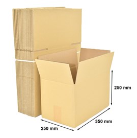 Kartony Klapowe 350x250x250mm, 10 sztuk