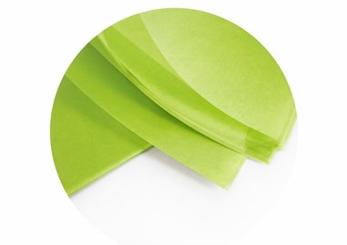 Bibuła 50x75 cm zielona 48 arkuszy