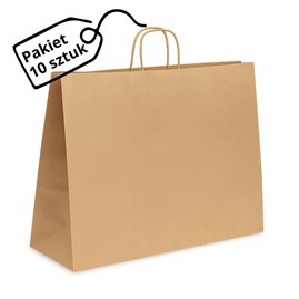 Pakiet - Torba 500x180x390 / BRĄZOWA 10 szt