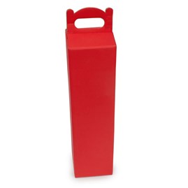 Pudełko na wino czerwone 83x83x320mm F217