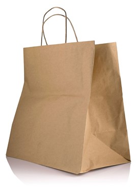 Torba papierowa kraft 330x190x320 mm