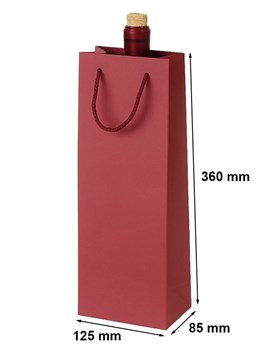 Torebka Na Wino Czerwona