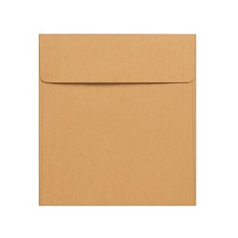 Koperty Kwadratowe K4 HK / Kraft Prążek Ribbed / 120g a50