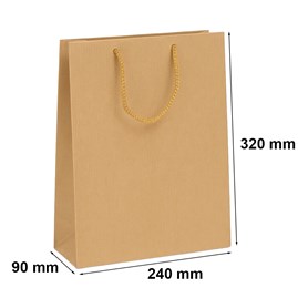 Torby Papierowe Na Prezenty Brązowe