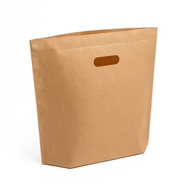 Papierowa torba cateringowa i pojemnik na jedzenie