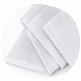Bibuła ozdobna silk 50x75 biała 240 ark