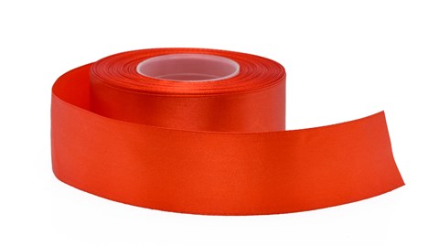 Wstążka satynowa 38mm czerwona 32m WS8031