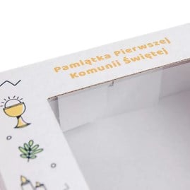 Karton wykrojnikowy KOMUNIA 150x140x55mm