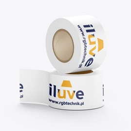 Taśma klejąca z logo firmy PVC 2 kolory, 360 szt.