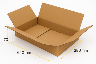 Karton Klapowy 350x250x70 mm