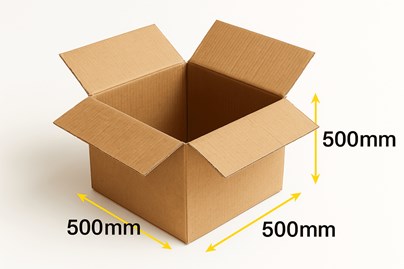 Karton klapowy 500 x 500 x 500 mm