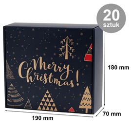 Pudełko świą 190x180x70mm(zew) ŚWIĘTA F427 20szt