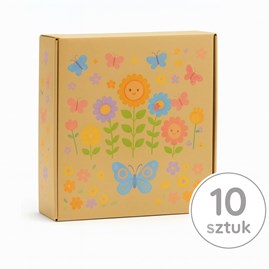 karton prezentowy dziecko, pudełka kwiaty 10 sztuk, karton dzień dziecka, kartony fasonowe kolorowe, pudełka na prezenty dziecięce