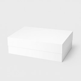 Pudełko Magnetyczne Białe 380x280x110mm (zew) L