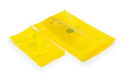 Torebka strunowa  60x80mm 50um 50 szt. ŻÓŁTA