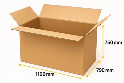 paletowy karton klapowy