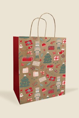 Torba papierowa 340x140x395mm NOELLA NATURAL