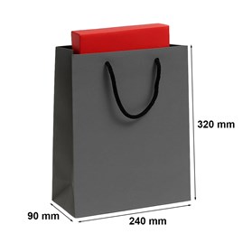 Torba Papierowa Na Prezenty Czarna