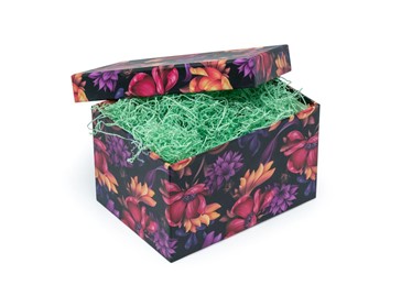 Zestaw pudełek PROSTOKĄT KWIATY MAKI (3 szt)