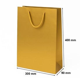 Torebka Laminowana Złota