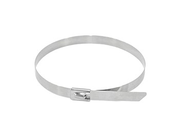 Opaski zaciskowe stalowe 290/4,6mm, 100 sztuk