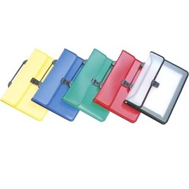 Teczka z rączką PP 2 kieszenie nieb.