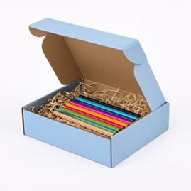 Karton Wykrojnikowy 250x200x50(zewn) Niebieski