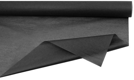 Bibuła do pakowania ozdobnego, rolka 75cm x 50m, CZARNA