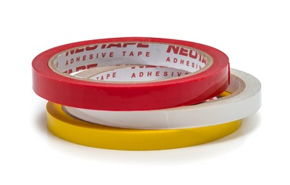 Taśma do zaklejania woreczków NEOTAPE 9mm/60m ŻÓŁTA