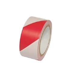 Taśma ostrzegawcza kolorowa biało-czerwona