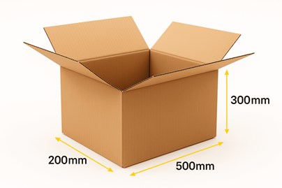 Karton klapowy 500x300x200