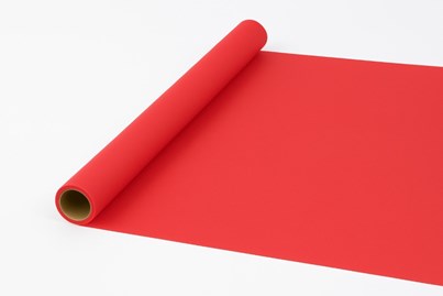 Folia satynowa ozdobna 50cm/9mb czerwona do dekoracji kwiatów