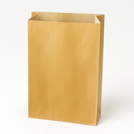 Torebka fałdowa złota KRAFT GOLD 160x270+80mm - 1 szt.