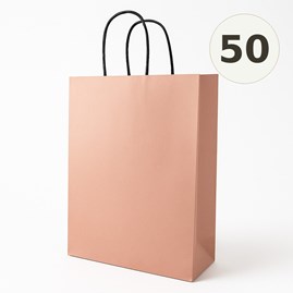 torebka papierowa miedziana 180x80x225 mm 50 sztuk