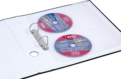 Koszulki na płyty CD/DVD +opis Donau A4 PP 25szt.