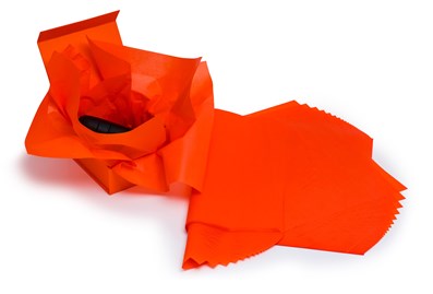 Bibuła ozdobna 20g 50x70cm Koralowa – do pakowania prezentów – 100 ark