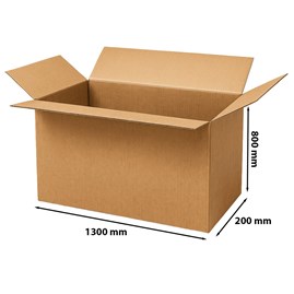 Karton klapowy 1300x200x800 mm TV 55” BC650 – 10 szt.