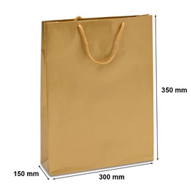 złota torebka prezentowa