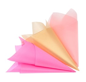 Bibuła Gładka 38x50cm Różowa - 6000 arkuszy