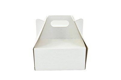 Białe pudełko tortowe 340x340x250 mm – zestaw 10 szt.