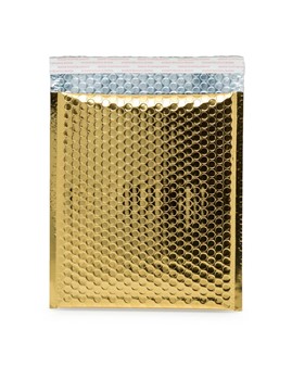 Złota koperta metaliczna