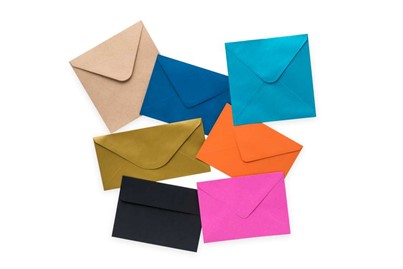 Koperty Kwadratowe K4 / Perłowe Niebieskie / 120g / 50 sztuk