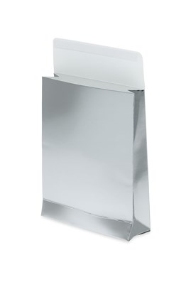 Koperta kartonowa srebrna 80x120x30 mm 220 g – zestaw 10 szt.