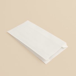 Torba biała fałdowa