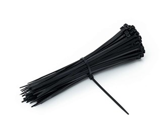 Czarne opaski zaciskowe 300/3,6